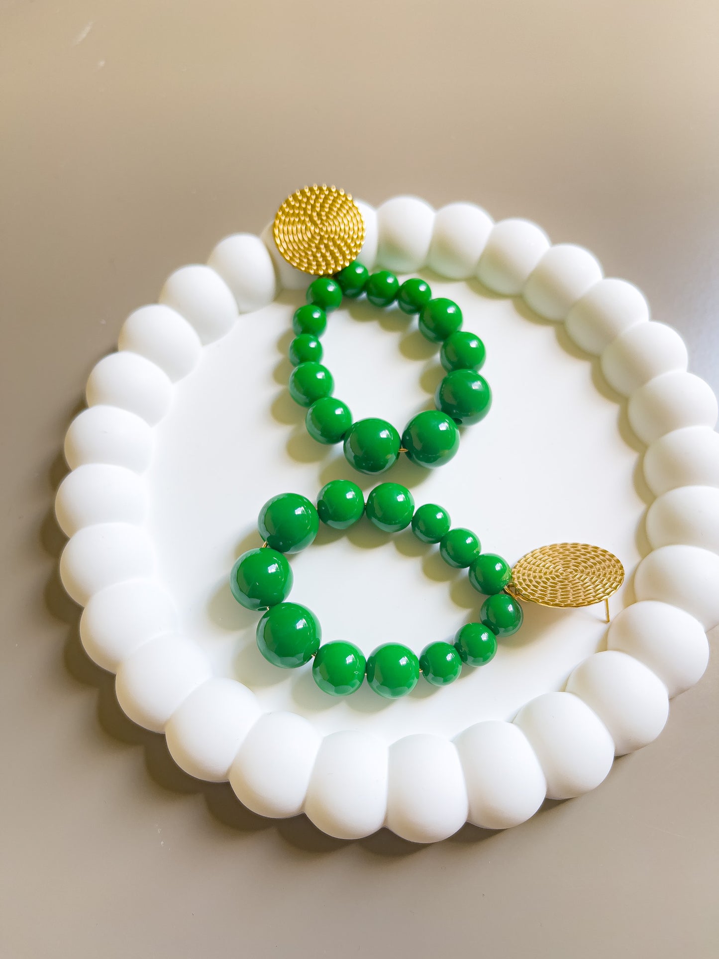 BO SALMA ACIER OR ET PERLES BLEUES