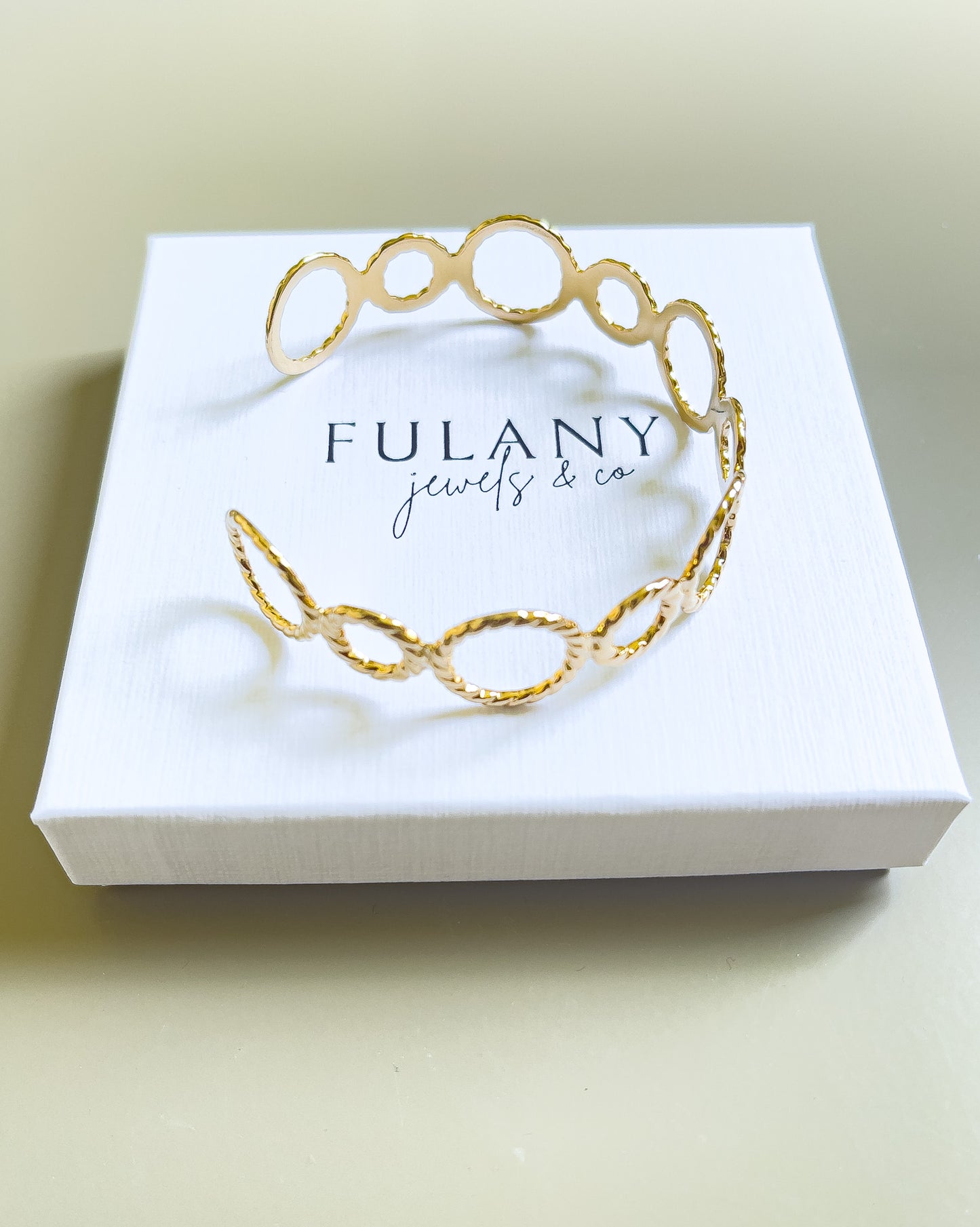 BRACELET SIGNARE ACIER OR