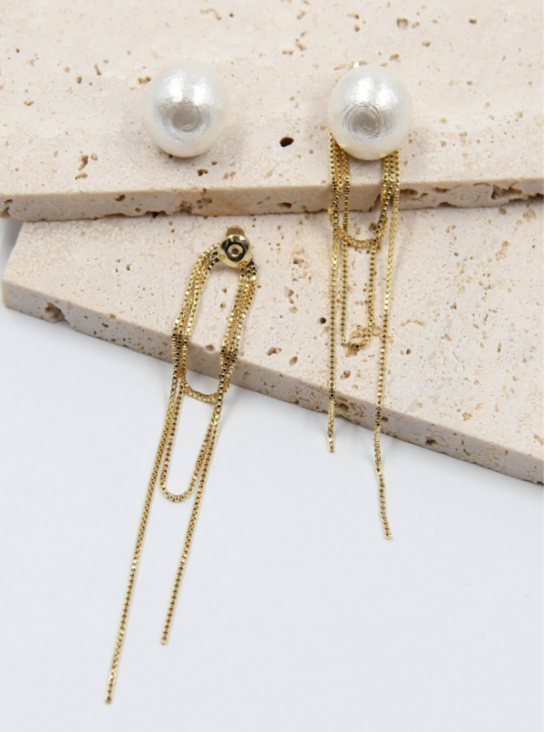 BO JADE ACIER ARGENT ET PERLE