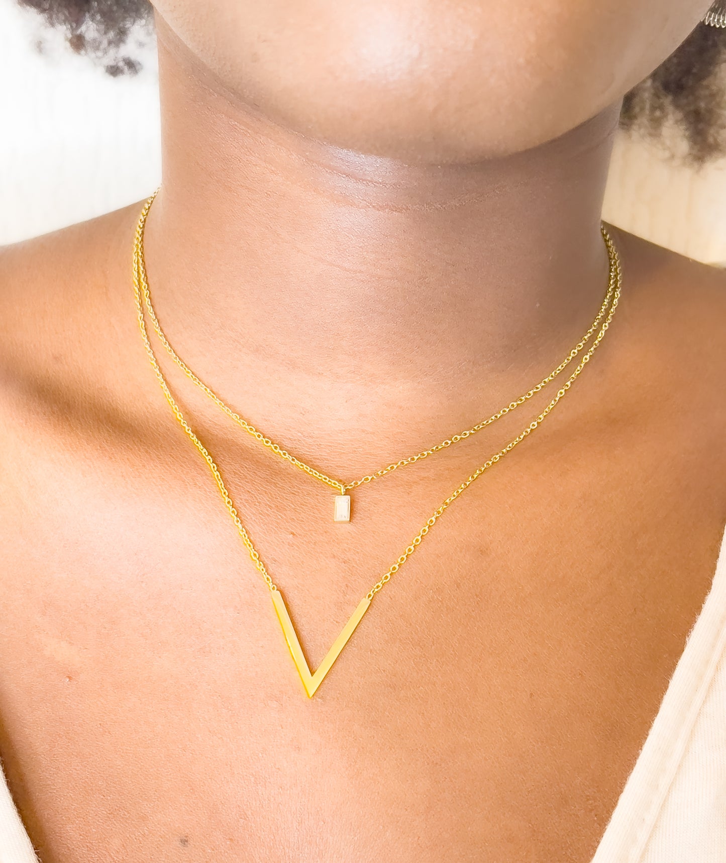 COLLIER VICTOIRE ACIER OR