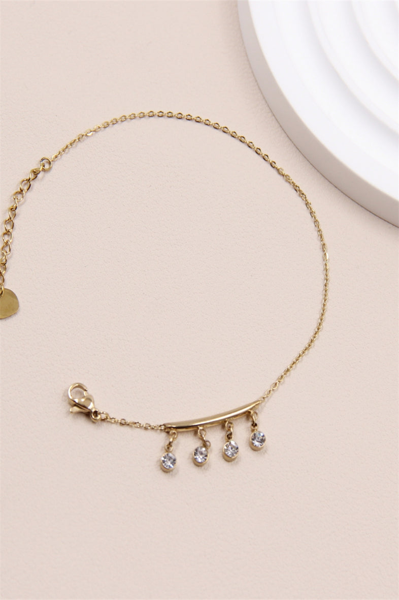 BRACELET SHANIA ACIER OR