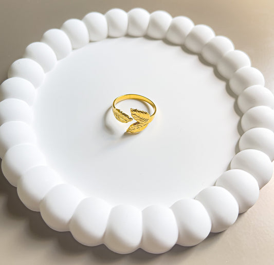 BAGUE TRIO ACIER OR