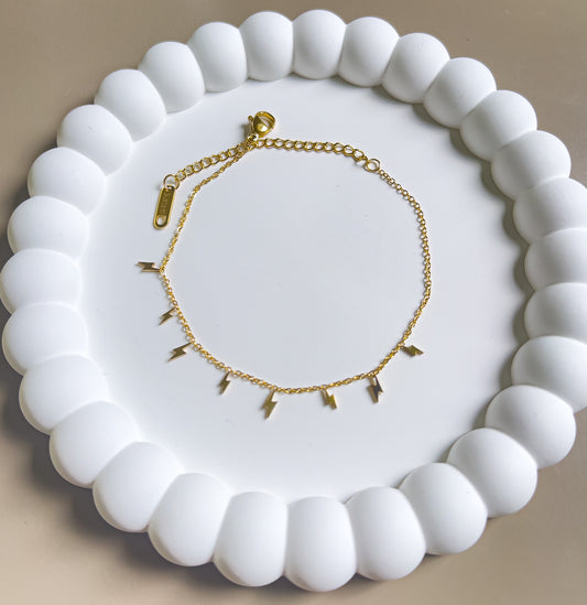 BRACELET ECLAIR ACIER OR