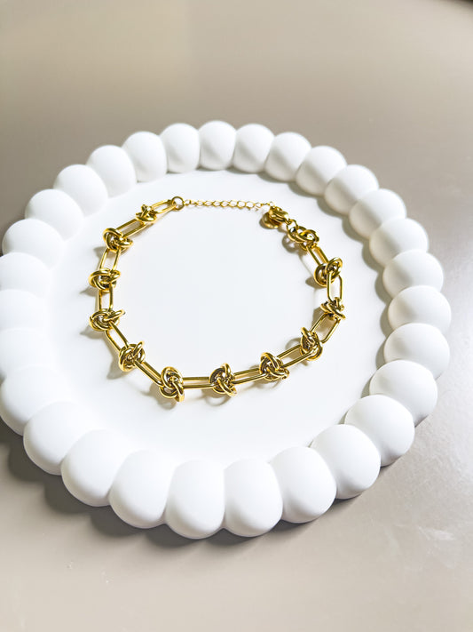 BRACELET MAYA ACIER OR
